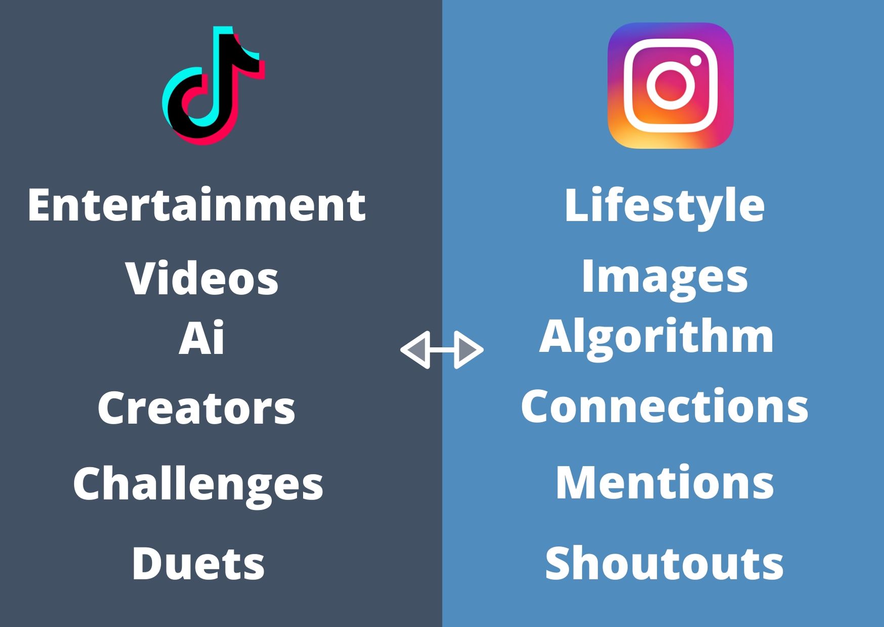 tiktok vs instgram 