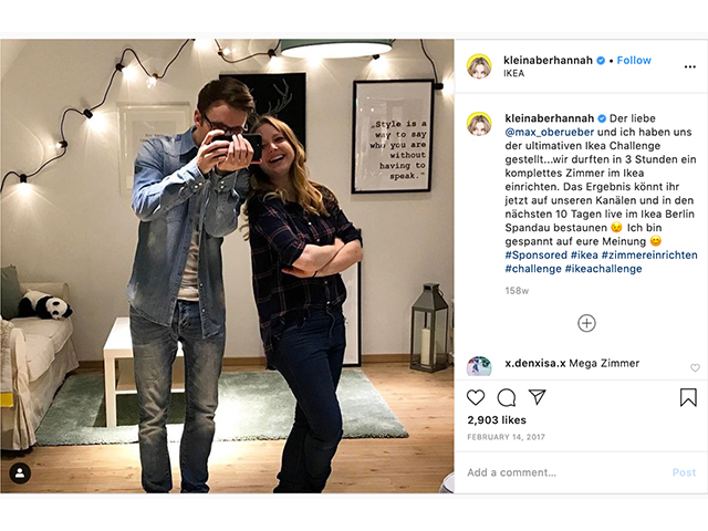 Local influencers posing for IKEA campaign